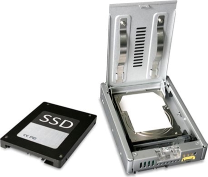 Attēls no Kiesze Icy Dock 3.5" na dysk 2.5" SATA/SAS EZConvert Pro (MB982IP-1S-1)