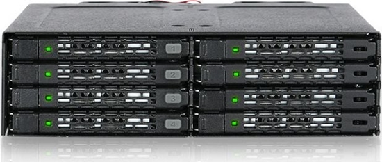 Изображение Kiesze Icy Dock 8x 2.5" SATA/SAS - Mini-SAS ToughArmor (MB998IP-B)