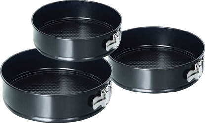 Attēls no KingHoff TORTOWNICE FORMY DO PIECZENIA 3 SZT. KH-4200