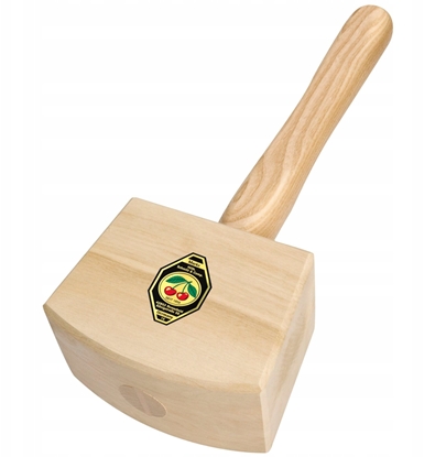 Attēls no Kirschen Carpenter's Mallet hornbeam head, ash handle 160mm