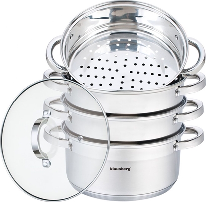Изображение Klausberg Garnek do gotowania na parze 22cm (KB-7143)