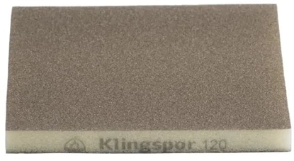 Picture of Klingspor Gbka polerska 120x98x10mm gr.220 do drewna/szpachli/farb/tworzyw sztucznych (271084)