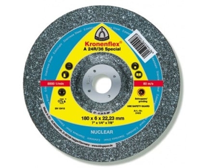 Picture of Klingspor Tarcza do szlifowania stali wypuka 125x6x22mm A24R/36 - 45027A