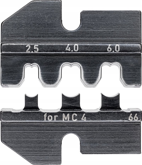 Picture of Knipex KNIPEX crimping insert 97 49 66 for MC4 solar connectors, crimping pliers (for KNIPEX crimping system pliers, Item No. 97 43 xx)