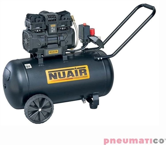 Picture of Kompresor samochodowy Nuair KOMPRESOR bezolejowy wyciszony 50L 8BAR 59DB 1.5KM