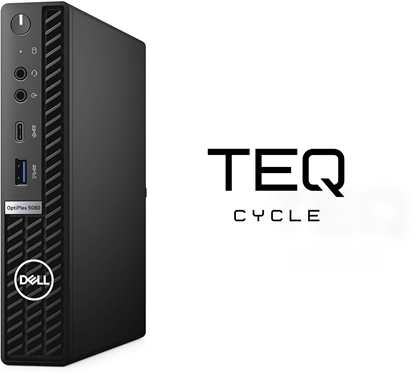 Attēls no Komputer Teqcycle Dell Grade A Optiplex 5080 Micro Intel Core i5-10500T 16GB 256GB M.2 W11P Premium