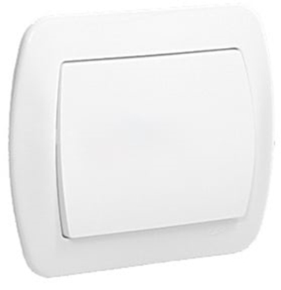 Attēls no Kontakt-Simon cznik jednobiegunowy AKORD biay - AW1/11