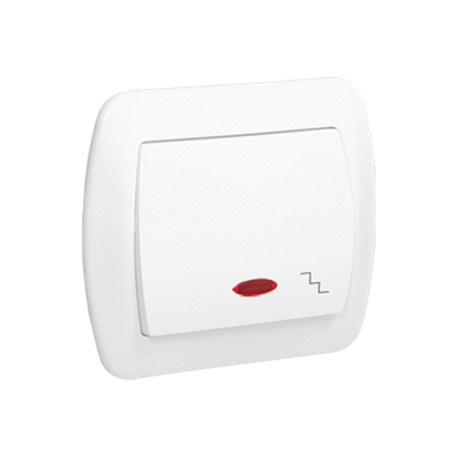 Attēls no Kontakt-Simon cznik schodowy z podwietleniem AKORD biay - AW6L/11