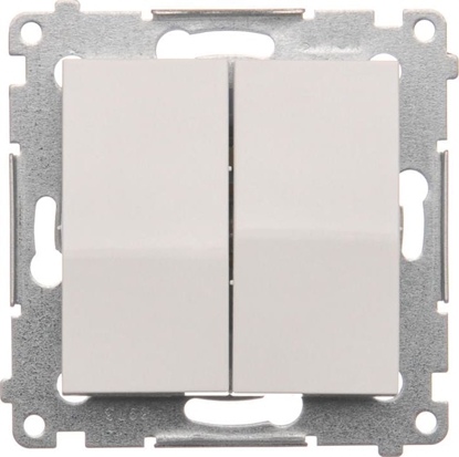 Attēls no Kontakt-Simon cznik wiecznikowy biay podwójny (DW5.01/11)