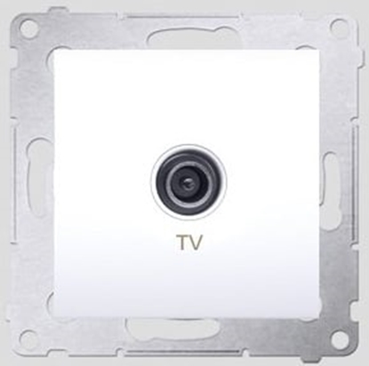 Attēls no Kontakt-Simon Gniazdo antenowe SIMON54 TV kocowe biae - DAK1.01/11