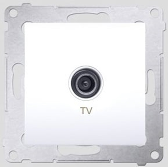 Picture of Kontakt-Simon Gniazdo antenowe SIMON54 TV kocowe biae - DAK1.01/11