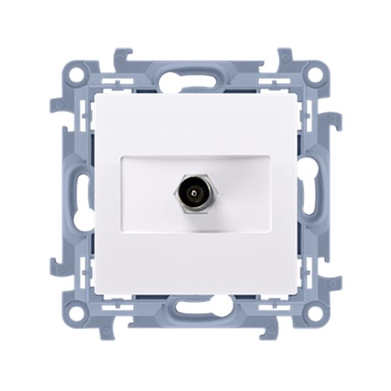 Picture of Kontakt-Simon Gniazdo antenowe typu F pojedyncze biay (CASF1.01/11)