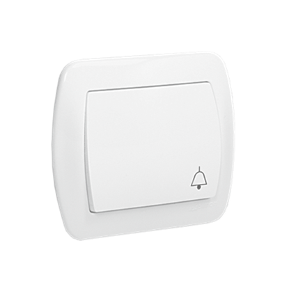 Изображение Kontakt-Simon Przycisk dzwonek AKORD biay - AD1/11