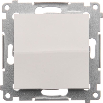 Attēls no Kontakt-Simon Przycisk pojedynczy Simon 54 zwierny 16AX 250V biay (DP1A.01/11)