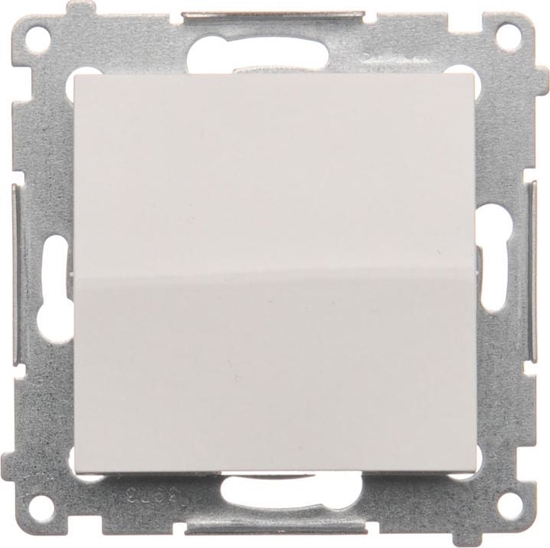 Picture of Kontakt-Simon Przycisk pojedynczy Simon 54 zwierny 16AX 250V biay (DP1A.01/11)