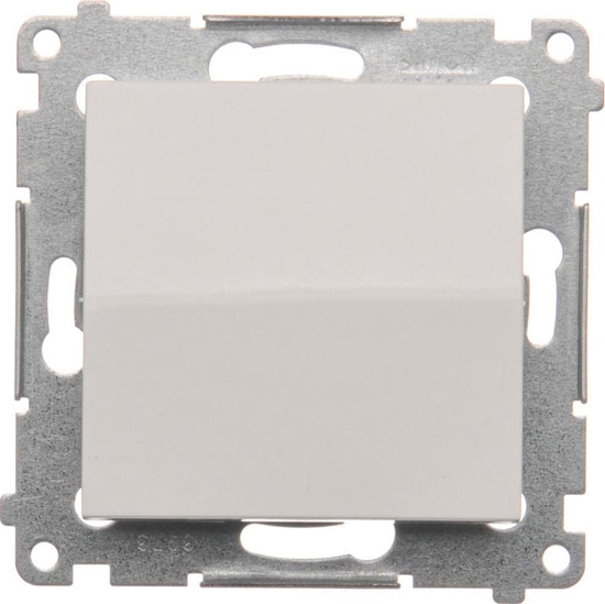 Picture of Kontakt-Simon Przycisk pojedynczy zwierny biay - DP1.01/11