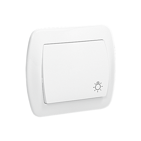 Picture of Kontakt-Simon Przycisk wiato AKORD biay - AS1/11