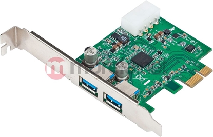 Изображение Kontroler Gembird PCIe x1 - 2x USB 3.0 (UPC-30-2P)