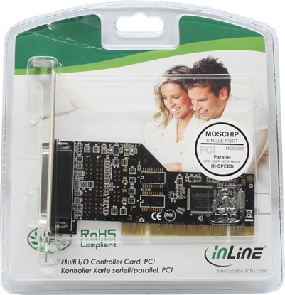 Picture of Kontroler InLine PCI - 1x Port równolegy LPT (66630I)