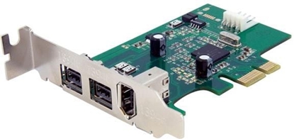 Изображение Kontroler StarTech PCIe x1 - 2x FireWire 800 + 1x FireWire 400 (PEX1394B3LP)