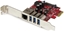 Picture of Kontroler StarTech PCIe x1 - 3x USB 3.0 + Ethernet (PEXUSB3S3GE)