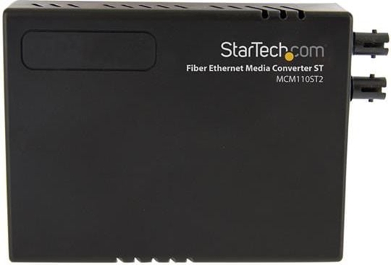 Изображение Konwerter wiatowodowy StarTech ST na RJ45 2KM (MCM110ST2EU)