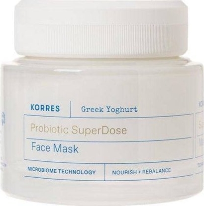 Attēls no Korres Greek Yoghurt Probiotic Super Dose Face Mask nawilajca maseczka do twarzy 100ml