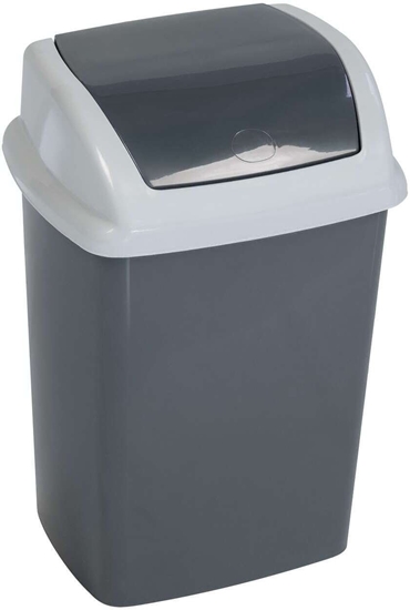 Picture of Kosz na mieci Maul kosz na mieci 5 l Prostoktny kosz na mieci z plastiku, polipropylen (PP) ciemnoszary, biay
