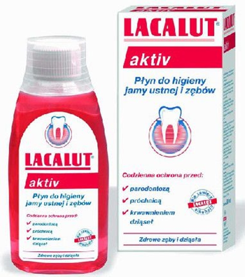 Picture of Lacalut  Pyn do pukania ust Aktiv 300ml - 7516321