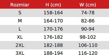 Picture of Lahti Pro Ogrodniczki Ocieplane Czarno-szaro-turkusowe z Odblaskami M (L4110902)