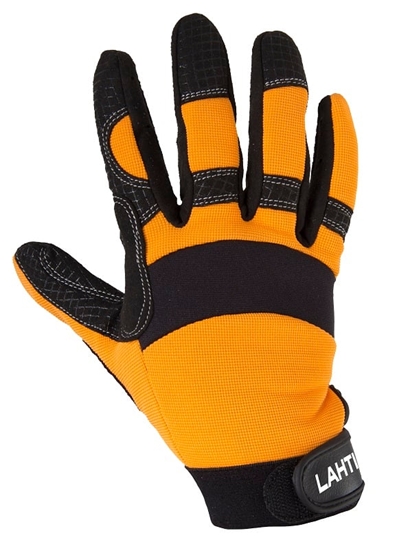 Изображение Lahti Pro Rkawice warsztatowe czarno-pomaraczowe rozmier 8 (L280508K)