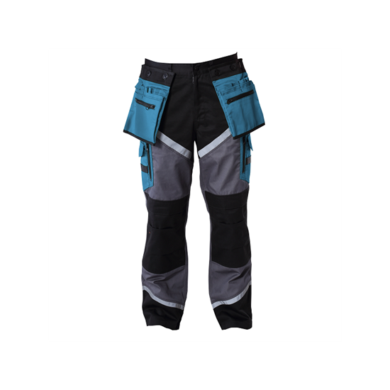 Picture of Lahti Pro Spodnie ochronne do pasa z pasami odblaskowymi M (L4050202)