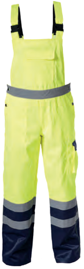 Изображение Lahti Pro Spodnie ogrodniczki ostrzegawcze letnie rozmiar XL óte (L4110504)