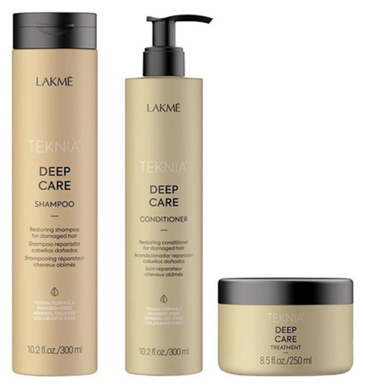 Picture of Lakmé Teknia Deep Care Pack 300 ml / 300 ml / 250 ml