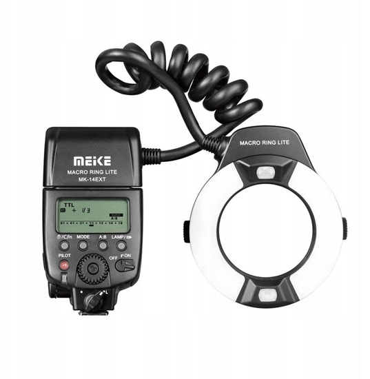 Picture of Lampa Byskowa Led Ttl Do Makro Makrofotografii Do Nikon / Meike Mk-14ext-n