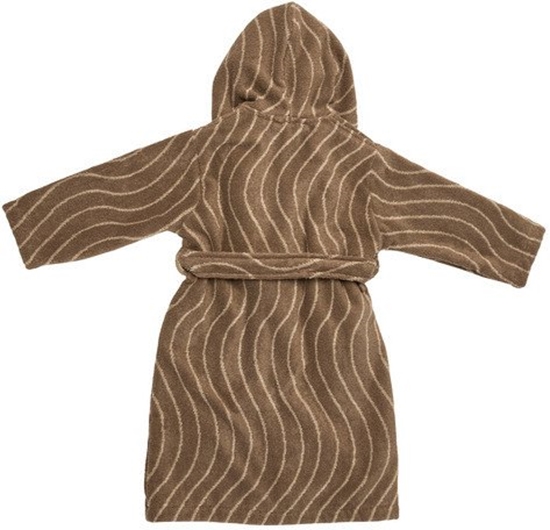 Picture of Leander Badekåbe str. 3-4 år Woodland bomuld - Mocca