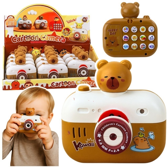 Изображение LeanToys Aparat Interaktywny Kapibara Projektor wiata Dwiki Smycz