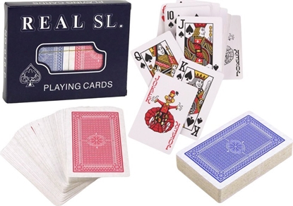 Attēls no LeanToys Karty Do Gry Real Sl Dwie Talie LEAN TOYS