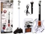 Picture of LeanToys Zestaw Gitara Elektryczna z Mikrofonem Na Baterie LEAN Toys
