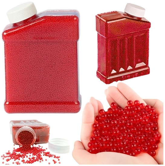 Picture of LeanToys Zestaw Kulki Wodne Hydroelowe Do Pistoletów Czerwone 20000 szt.