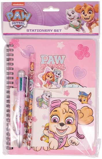 Picture of LEGO Writing set - with A5 soft cover spiral pad w/60 ruled sheets, multi-colour pen, stickers sheet, pencil, eraser, small note book w/40 sheets