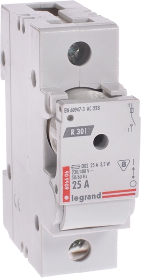 Picture of Legrand Rozcznik bezpiecznikowy R 301 25A 1P - 606606