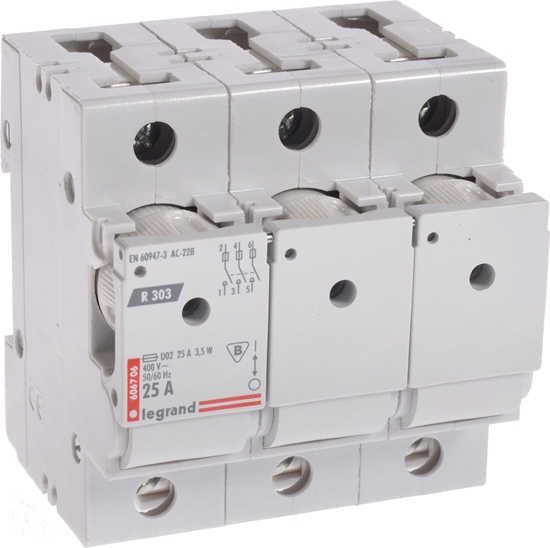 Picture of Legrand Rozcznik bezpiecznikowy R 303 25A 3P (606706)