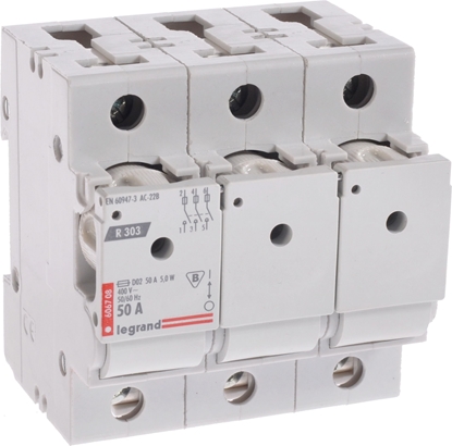 Picture of Legrand Rozcznik bezpiecznikowy R 303 50A 3P - 606708