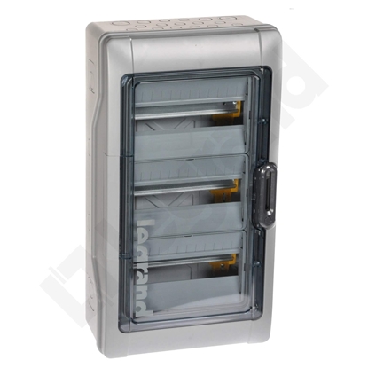 Picture of Legrand Rozdzielnica natynkowa, IP65, bez listwy, 3x12 moduów - 601943
