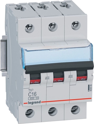 Picture of Legrand Wycznik nadprdowy S 303 3P C 16A 6000A (403545)