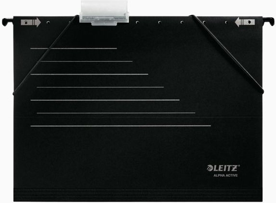 Picture of Leitz Alpha Active hanging folder A4 Cardboard Black