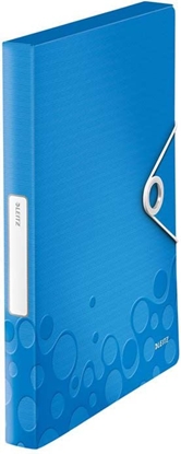 Attēls no Leitz WOW box file 250 sheets Blue, Metallic Polypropylene (PP)