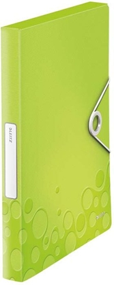 Attēls no Leitz WOW box file 250 sheets Green, Metallic Polypropylene (PP)