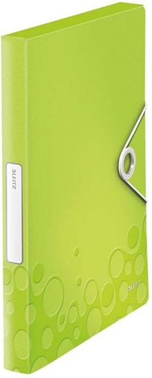 Picture of Leitz WOW box file 250 sheets Green, Metallic Polypropylene (PP)